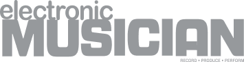 electronic musician logo grey
